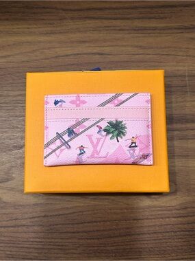 Louis Vuitton Skateboard Pink Card Holder